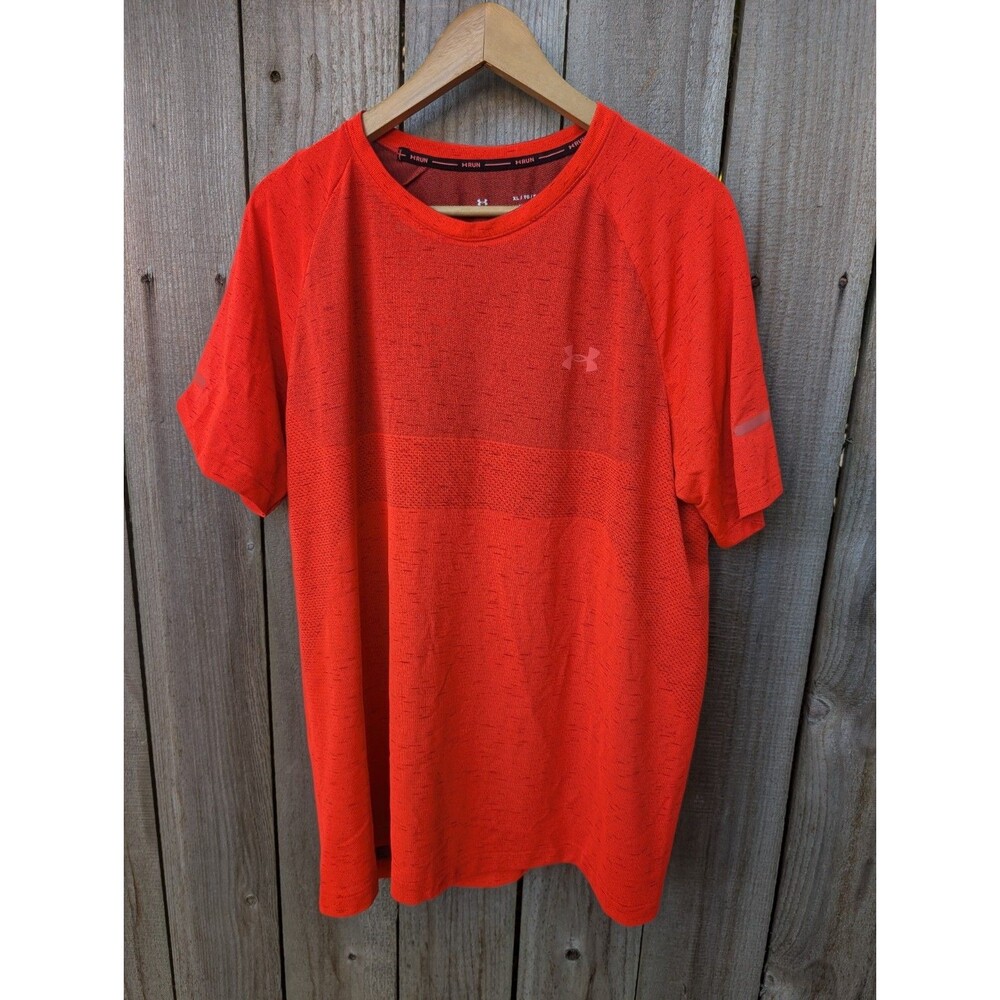 Under Armour Men's UA Vanish Seamless Run Shirt Venom Red 1361356-690 XL